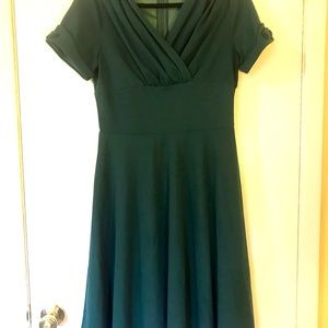 Midi dress, lovely forest green.